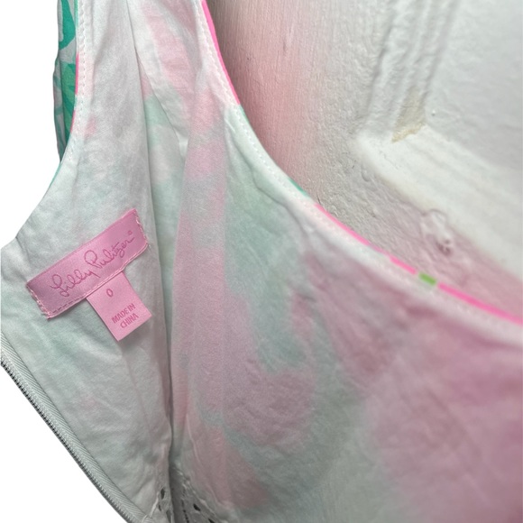 Lilly Pulitzer Floral Dress Women Size 0 - Picture 3 of 3